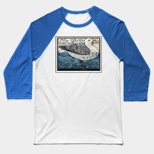 Seagull at the shore Baseball T-Shirt